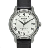 Buy Shop Tissot Carson Powermatic 80 White Dial Black Leather Strap Watch For Men - T085.407.16.013.00 USA Online