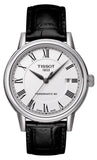Buy Shop Tissot Carson Powermatic 80 White Dial Black Leather Strap Watch For Men - T085.407.16.013.00 USA Online