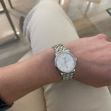 Buy Shop Tissot Carson Premium Automatic Lady Diamonds Silver Dial Silver Steel Strap Watch for Women - T122.207.11.036.00 USA Online