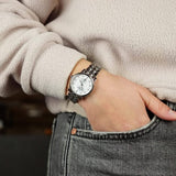 Buy Shop Tissot Carson Premium Automatic Lady Diamonds Silver Dial Silver Steel Strap Watch for Women - T122.207.11.036.00 USA Online