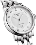Buy Shop Tissot Carson Premium Automatic Lady Diamonds Silver Dial Silver Steel Strap Watch for Women - T122.207.11.036.00 USA Online