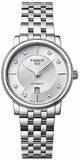 Buy Shop Tissot Carson Premium Automatic Lady Diamonds Silver Dial Silver Steel Strap Watch for Women - T122.207.11.036.00 USA Online