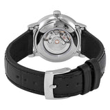 Buy Shop Tissot Carson Premium Automatic Lady Silver Dial Black Leather Strap Watch for Women - T122.207.16.033.00 USA Online