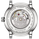 Buy Shop Tissot Carson Premium Automatic Lady Silver Dial Black Leather Strap Watch for Women - T122.207.16.033.00 USA Online
