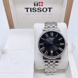 Buy Shop Tissot Carson Premium Black Dial Silver Steel Strap Watch For Men - T122.410.11.053.00 USA Online