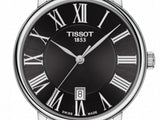 Buy Shop Tissot Carson Premium Black Dial Silver Steel Strap Watch For Men - T122.410.11.053.00 USA Online