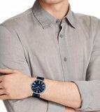 Buy Shop Tissot Carson Premium Blue Dial Blue Leather Strap Watch For Men - T122.410.16.043.00 USA Online