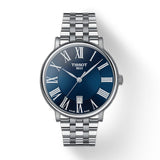 Buy Shop Tissot Carson Premium Blue Dial Silver Steel Strap Watch for Men - T122.410.11.043.00 USA Online