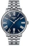 Buy Shop Tissot Carson Premium Blue Dial Silver Steel Strap Watch for Men - T122.410.11.043.00 USA Online