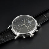 Buy Shop Tissot Carson Premium Chronograph Black Dial Black Leather Strap Watch For Men - T122.417.16.051.00 USA Online