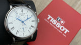 Buy Shop Tissot Carson Premium Chronograph Silver Dial Black Leather Strap Watch For Men - T122.417.16.033.00 USA Online