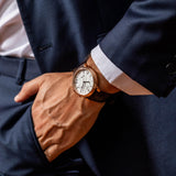 Buy Shop Tissot Carson Premium Chronograph Silver Dial Brown Leather Strap Watch For Men - T122.417.36.033.00 USA Online