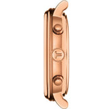 Buy Shop Tissot Carson Premium Chronograph Silver Dial Brown Leather Strap Watch For Men - T122.417.36.033.00 USA Online