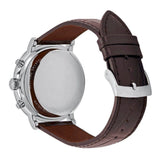 Buy Shop Tissot Carson Premium Chronograph White Dial Brown Leather Strap Watch For Men - T122.417.16.011.00 USA Online