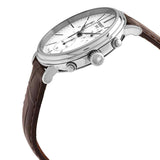 Buy Shop Tissot Carson Premium Chronograph White Dial Brown Leather Strap Watch For Men - T122.417.16.011.00 USA Online