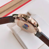 Buy Shop Tissot Carson Premium Chronograph White Dial Brown Leather Strap Watch For Men - T122.417.36.011.00 USA Online