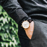 Buy Shop Tissot Carson Premium Chronograph White Dial Brown Leather Strap Watch For Men - T122.417.36.011.00 USA Online