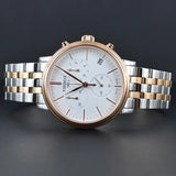 Buy Shop Tissot Carson Premium Chronograph White Dial Two Tone Steel Strap Watch For Men - T122.417.22.011.00 USA Online
