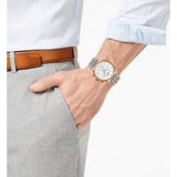 Buy Shop Tissot Carson Premium Chronograph White Dial Two Tone Steel Strap Watch For Men - T122.417.22.011.00 USA Online