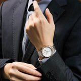 Buy Shop Tissot Carson Premium Chronograph White Dial Two Tone Steel Strap Watch For Men - T122.417.22.011.00 USA Online