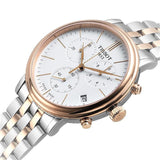 Buy Shop Tissot Carson Premium Chronograph White Dial Two Tone Steel Strap Watch For Men - T122.417.22.011.00 USA Online