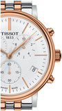 Buy Shop Tissot Carson Premium Chronograph White Dial Two Tone Steel Strap Watch For Men - T122.417.22.011.00 USA Online
