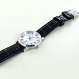 Buy Shop Tissot Carson Premium Lady Silver Dial Black Leather Strap Watch For Women - T122.210.16.033.00 USA Online