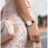 Buy Shop Tissot Carson Premium Lady Silver Dial Black Leather Strap Watch For Women - T122.210.16.033.00 USA Online