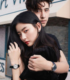 Buy Shop Tissot Carson Premium Lady Silver Dial Black Leather Strap Watch For Women - T122.210.16.033.00 USA Online