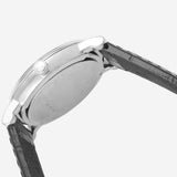 Buy Shop Tissot Carson Premium Lady Silver Dial Black Leather Strap Watch For Women - T122.210.16.033.00 USA Online