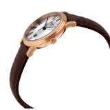 Buy Shop Tissot Carson Premium Lady Silver Dial Brown Leather Strap Watch For Women - T122.210.36.033.00 USA Online