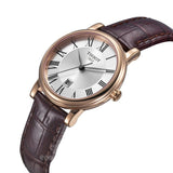 Buy Shop Tissot Carson Premium Lady Silver Dial Brown Leather Strap Watch For Women - T122.210.36.033.00 USA Online