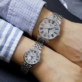 Buy Shop Tissot Carson Premium Lady Silver Dial Silver Steel Strap Watch For Women - T122.210.11.033.00 USA Online