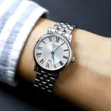 Buy Shop Tissot Carson Premium Lady Silver Dial Silver Steel Strap Watch For Women - T122.210.11.033.00 USA Online