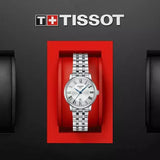 Buy Shop Tissot Carson Premium Lady Silver Dial Silver Steel Strap Watch For Women - T122.210.11.033.00 USA Online