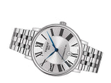 Buy Shop Tissot Carson Premium Lady Silver Dial Silver Steel Strap Watch For Women - T122.210.11.033.00 USA Online