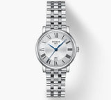 Buy Shop Tissot Carson Premium Lady Silver Dial Silver Steel Strap Watch For Women - T122.210.11.033.00 USA Online