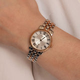 Buy Shop Tissot Carson Premium Lady Silver Dial Two Tone Steel Strap Watch For Women - T122.210.22.033.01 USA Online