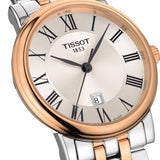 Buy Shop Tissot Carson Premium Lady Silver Dial Two Tone Steel Strap Watch For Women - T122.210.22.033.01 USA Online