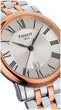 Buy Shop Tissot Carson Premium Lady Silver Dial Two Tone Steel Strap Watch For Women - T122.210.22.033.01 USA Online