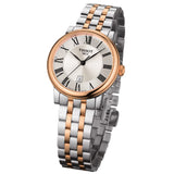Buy Shop Tissot Carson Premium Lady Silver Dial Two Tone Steel Strap Watch For Women - T122.210.22.033.01 USA Online