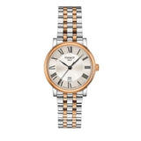 Buy Shop Tissot Carson Premium Lady Silver Dial Two Tone Steel Strap Watch For Women - T122.210.22.033.01 USA Online