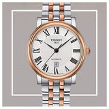 Buy Shop Tissot Carson Premium Lady Silver Dial Two Tone Steel Strap Watch For Women - T122.210.22.033.01 USA Online