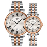 Buy Shop Tissot Carson Premium Lady Silver Dial Two Tone Steel Strap Watch For Women - T122.210.22.033.01 USA Online