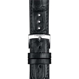 Buy Shop Tissot Carson Premium Powermatic 80 Black Dial Black Leather Strap Watch For Men - T122.407.16.051.00 USA Online