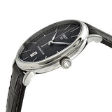 Buy Shop Tissot Carson Premium Powermatic 80 Black Dial Black Leather Strap Watch For Men - T122.407.16.051.00 USA Online