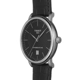 Buy Shop Tissot Carson Premium Powermatic 80 Black Dial Black Leather Strap Watch For Men - T122.407.16.051.00 USA Online