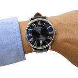 Buy Shop Tissot Carson Premium Powermatic 80 Blue Dial Blue Leather Strap Watch For Men - T122.407.16.043.00 USA Online