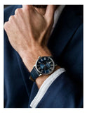 Buy Shop Tissot Carson Premium Powermatic 80 Blue Dial Blue Leather Strap Watch For Men - T122.407.16.043.00 USA Online