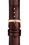 Buy Shop Tissot Carson Premium Powermatic 80 Silver Dial Brown Leather Strap Watch For Men - T122.407.36.033.00 USA Online
